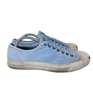 Converse Jack Purcell OX Tenisi Shoes Unisex Size 10M/11.5W Blue Cap Toe 142680C